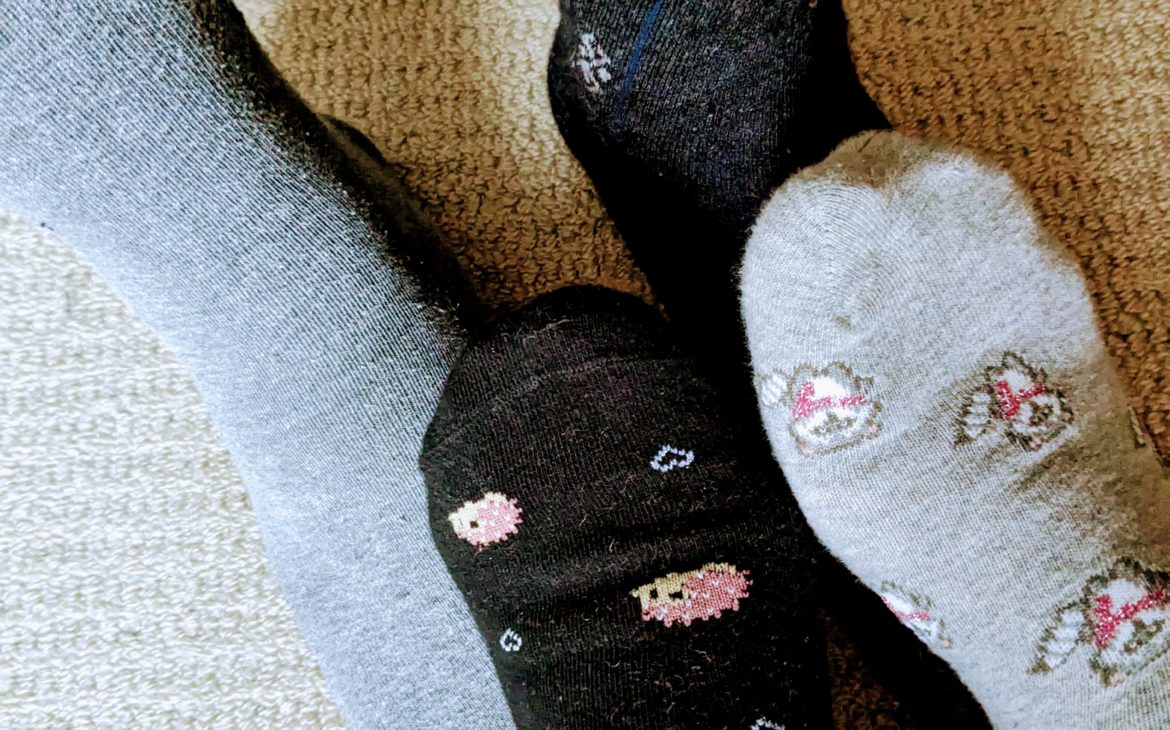 mismatched socks