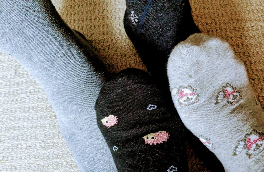 mismatched socks